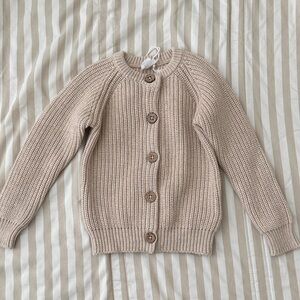 Jamie Kay Cream Button-Up Cardigan